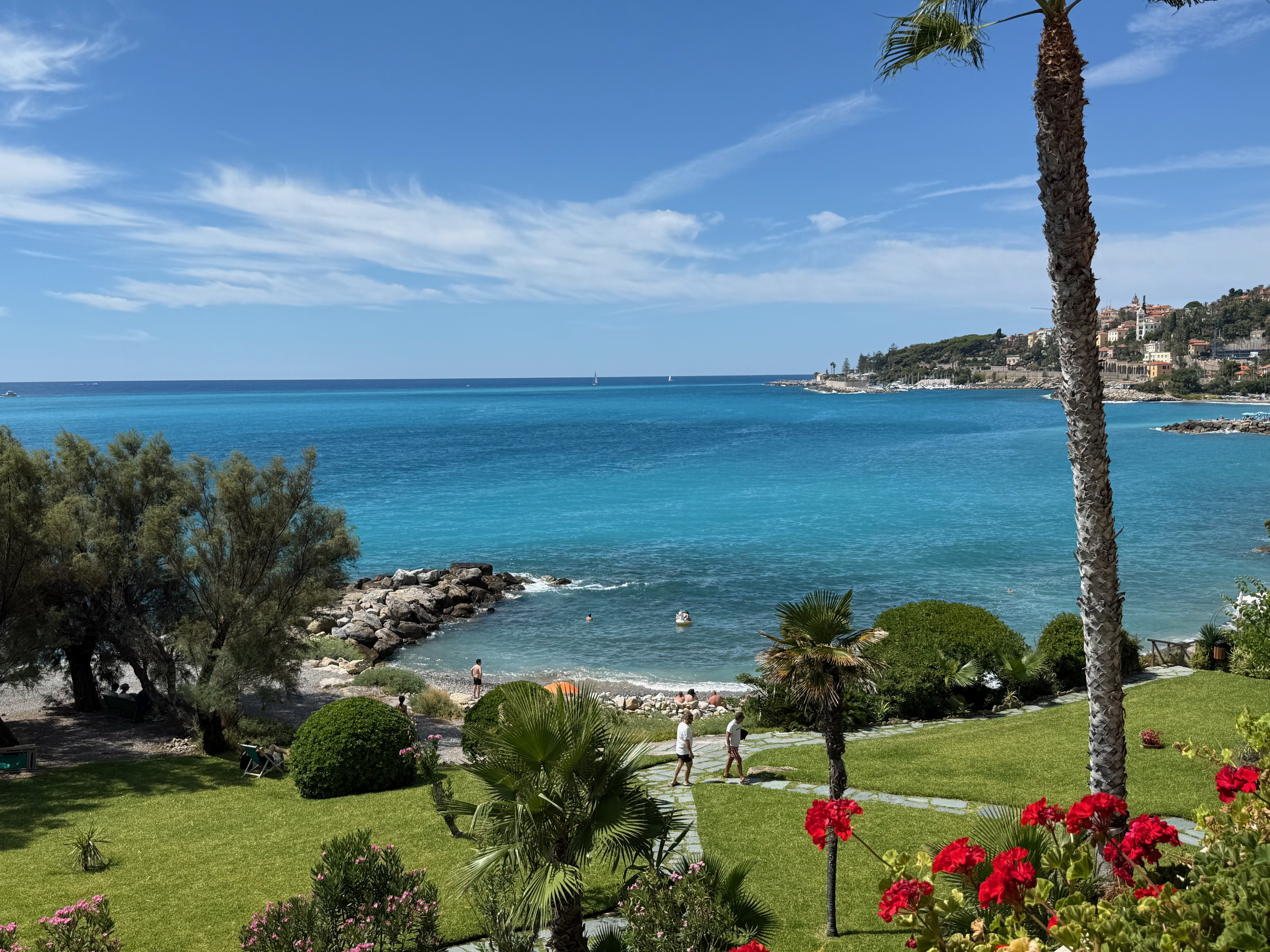 View from the gardens